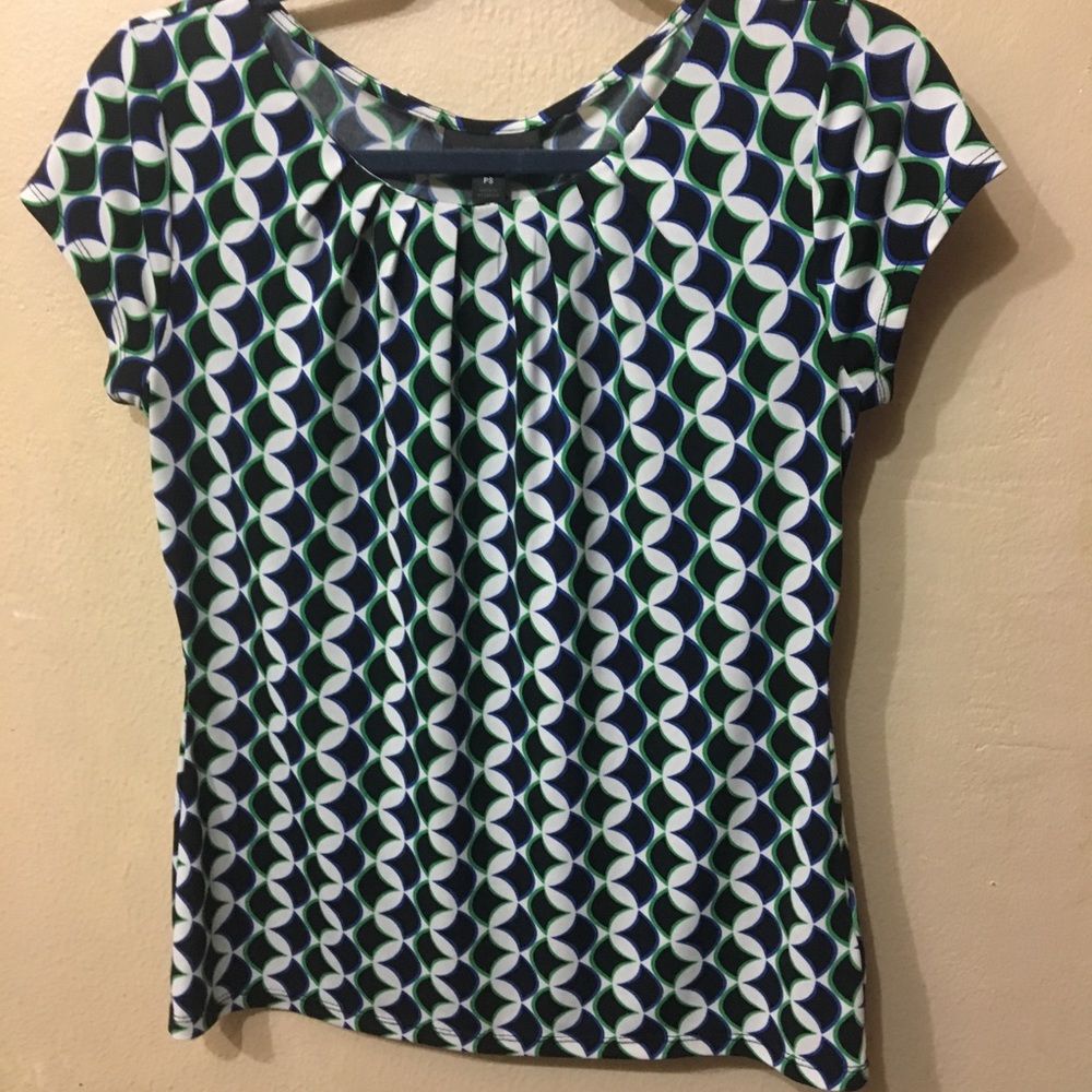 *3 for $20* Worthington Geometric Print Blouse